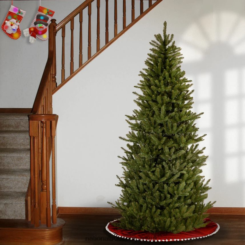 Trees | National Tree Company Artificial Slim Christmas Tree Green Natural Fraser Fir Includes Stand 75 Feet F2L4F104